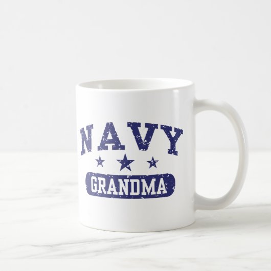 Navy Grandma Koffiemok (Rechts)