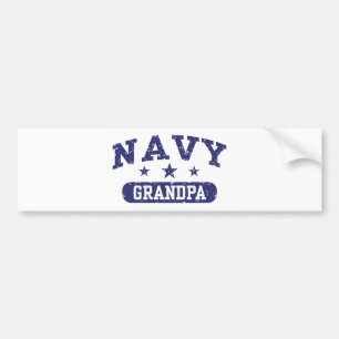 Navy Grandpa Bumpersticker