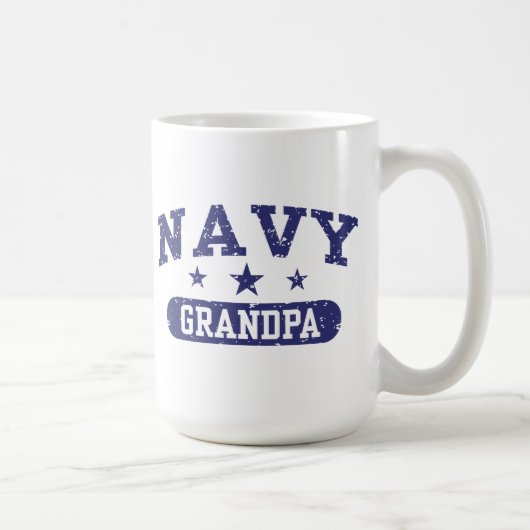 Navy Grandpa Koffiemok (Rechts)