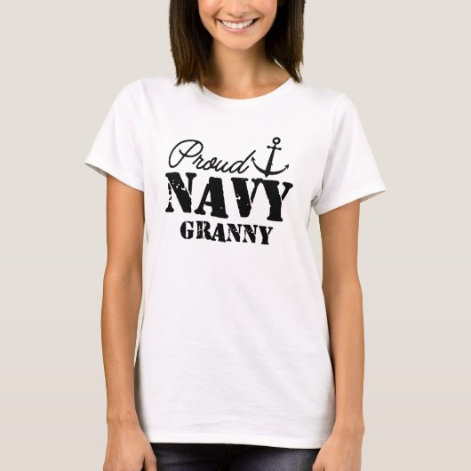 Navy Granny - Proud Navy Granny T-shirt (Voorkant)
