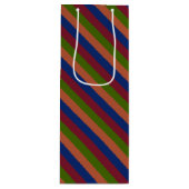 Navy Green Wijn Cadeautas (Voorkant)