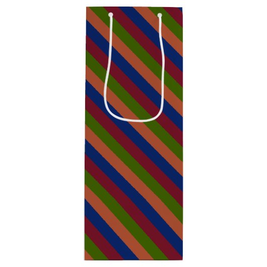 Navy Green Wijn Cadeautas (Voorkant)