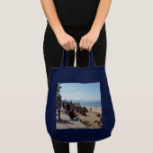 Navy Grocery Bag Malecon Tote Bag (Voorkant (product))