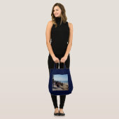 Navy Grocery Bag Malecon Tote Bag (Voorkant (model))