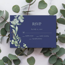 Navy groen eucalyptus groen bruiloft