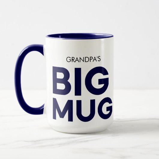 Navy Grote Mok | Enorme Mok | Opa's (Links)