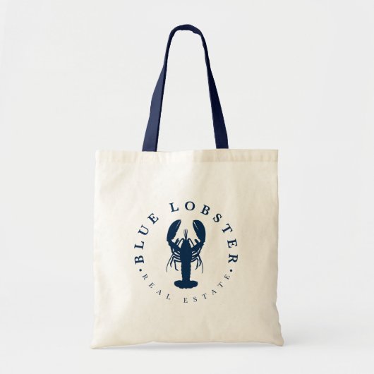 Navy handvat tas (Voorkant)