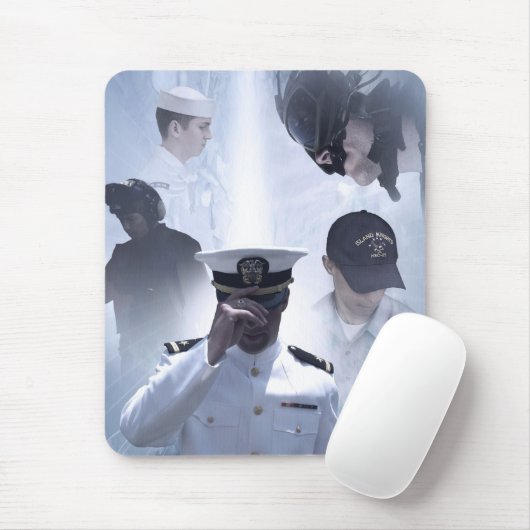 Navy Herdenking Mousepad Muismat (Met muis)