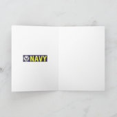 Navy Herdenkingsgroet & Notitiekaarten (Binnen)