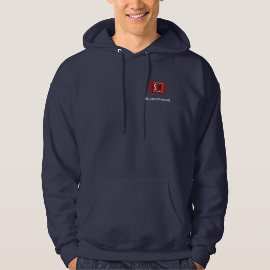 Navy Hoodie (Voorkant)