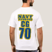 Navy Husband CG 70 Shirt (Achterkant)
