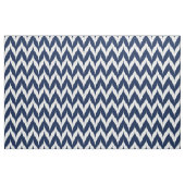 Navy Ikat Chevron Pattern Stof (Yard (91,4 cm))