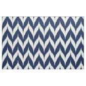 Navy Ikat Chevron Pattern Stof (Fat Quarter)