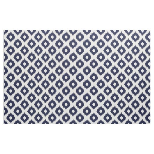 Navy Ikat Pattern Stof (Yard (91,4 cm))
