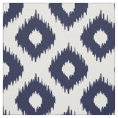 Navy Ikat Pattern Stof (Swatch)