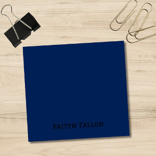 Navy Indigo Professioneel Minimalistisch Zwart Scr Post-it® Notes