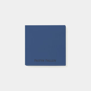 Navy Indigo Professioneel Minimalistisch Zwart Scr Post-it® Notes