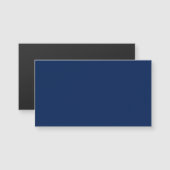 Navy Indigo Solid Color | Klassiek en Elegant (Voorkant / Achterkant)