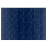 Navy Indigo Solid Color | Klassiek en Elegant Snijplank (Voorkant)