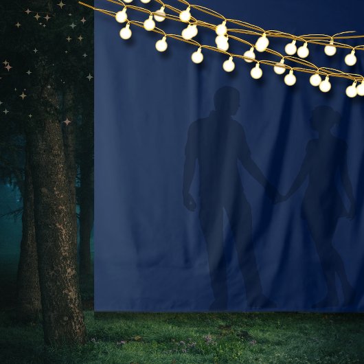 Navy Indigo Solid Color | Klassiek en Elegant Wandkleed