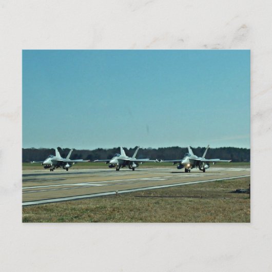 Navy Jets Briefkaart (Voorkant)