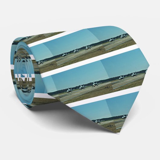 Navy Jets Stropdas (Opgerold)