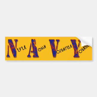 NAVY JOKE BUMPERSTICKER