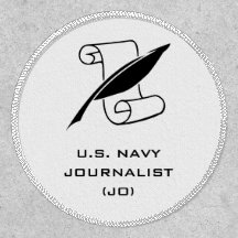 Navy Journalist Circle 4-inch patch