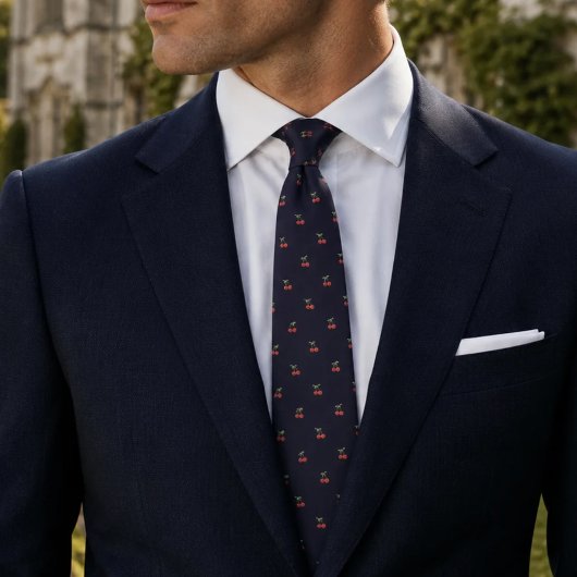 Navy Kers Stropdas