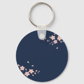 Navy Kersenbloesemtak Sleutelhanger (Achterkant)