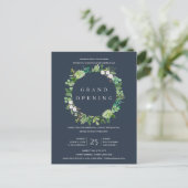 NAVY KRAFT FOLIAGE LIJST GRAND OPENING CEREMONY BRIEFKAART (Staand voorkant)