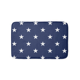 Navy Large Stars Bath Mat