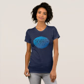 Navy Library T-Shirt (Voorkant volledig)
