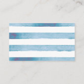 Navy Lighthouse Baby shower Boeken voor Baby Informatiekaartje (Achterkant)