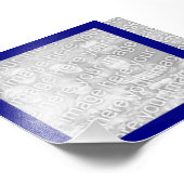 Navy Lijst Foto Afdruk (Hoek)