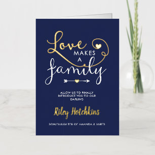 Navy Love maakt een aankondiging van familieadopti