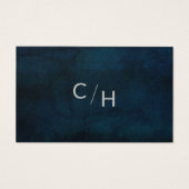 Navy Lustre Bruiloft Website RSVP Plaats Kaarten Visitekaartje (Achterkant)