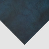 Navy Lustre Donkerblauwe Waterverf Textuur Bruilof Tissuepapier (Detail)