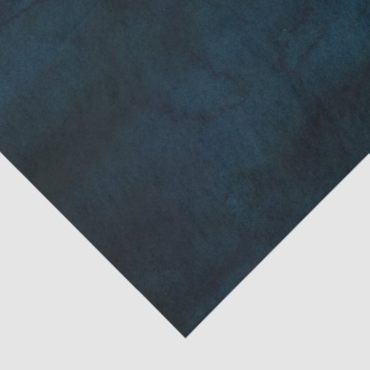 Navy Lustre Donkerblauwe Waterverf Textuur Bruilof Tissuepapier (Detail)