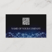 Navy Luxury Business Card Design Visitekaartje (Achterkant)
