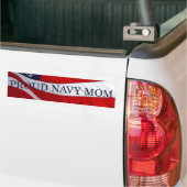 Navy Ma American Flag Bumpersticker (Op Truck)