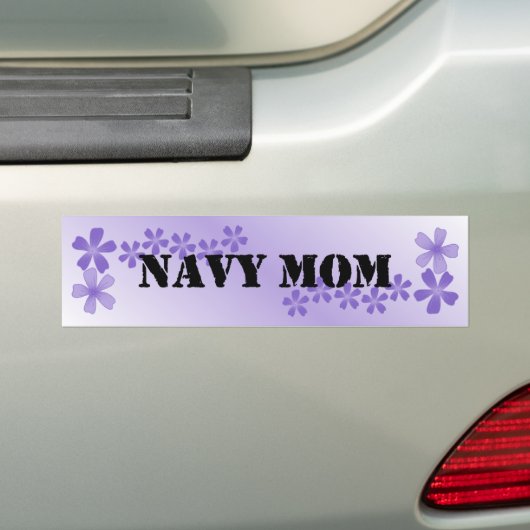 Navy mama Lila Bumpersticker (Op auto)