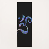 Navy Marbled  Om  Yogamat (Voorkant)