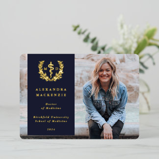 Navy MD Asclepius Afstuderen Foto aankondiging