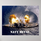 navy metal poster (Voorkant)