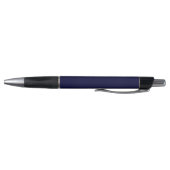 Navy Minimalist Monogram Aangepaste pen (Bodem)