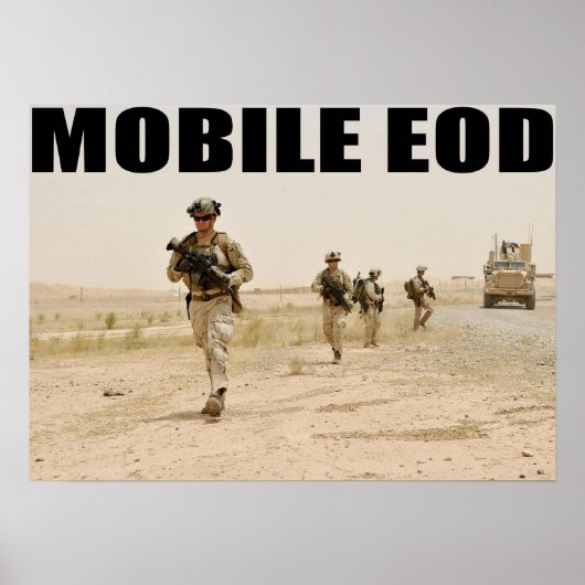Navy Mobile EOD Poster (Voorkant)