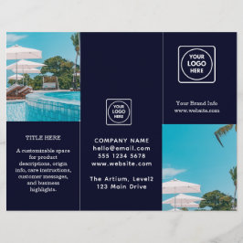 Navy Modern Logo | Custom Photo Corporate Branding