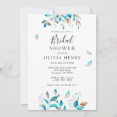 Navy Modern Rustiek Vrijgezellenfeest Kaart (Voorkant)