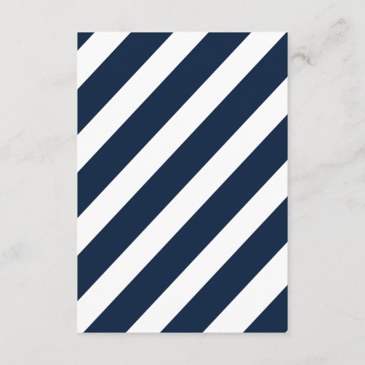Navy Modern Wedding Details Enclosure-kaarten Informatiekaartje (Achterkant)